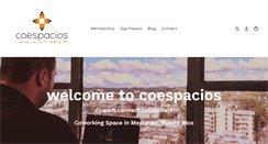 Desktop Screenshot of coespacios.com